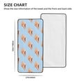 thumbnail image 2 of Cotton Bath Towels for Bathroom - Conch Print Light Blue Microfiber Quick Dry Towels for Body Bath Sheets, Personalized Beach Towel, Soft Shower Towels for Travel Home Beach 27*55in, 2 of 7