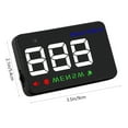 thumbnail image 2 of unbranded Display Digital Para Auto Con Hud GPS Velocímetro Pantalla Clara Y Materiales ABS Duraderos Negro, 2 of 8