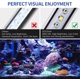 thumbnail image 3 of Tubo de luz LED para acuario de 19 cm, impermeable y sumergible, 2,8 W, azul y blanco, 3 of 4