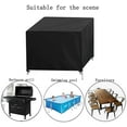 thumbnail image 3 of Housse de Mobilier de Terrasse Housse de Mobilier Imperméable Housse de Table Chaise 420d Carrée, 3 of 5