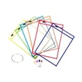 thumbnail image 4 of 6 Piezas de Fundas de Pizarra Blanca Impermeables para Usar Como Bolsillos de Trabajo Y Portaboletos con Portalápices Adecuado para La Oficina El, 4 of 9