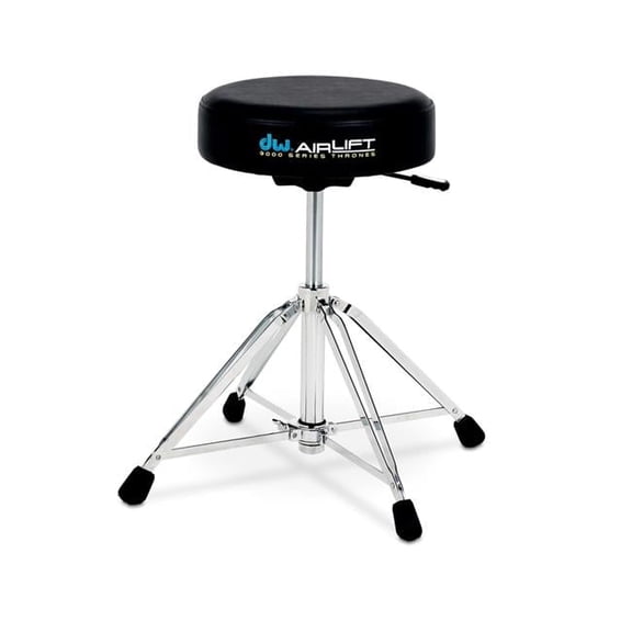 Heavy Duty Throne, Air Lift, Round Top, Chrome