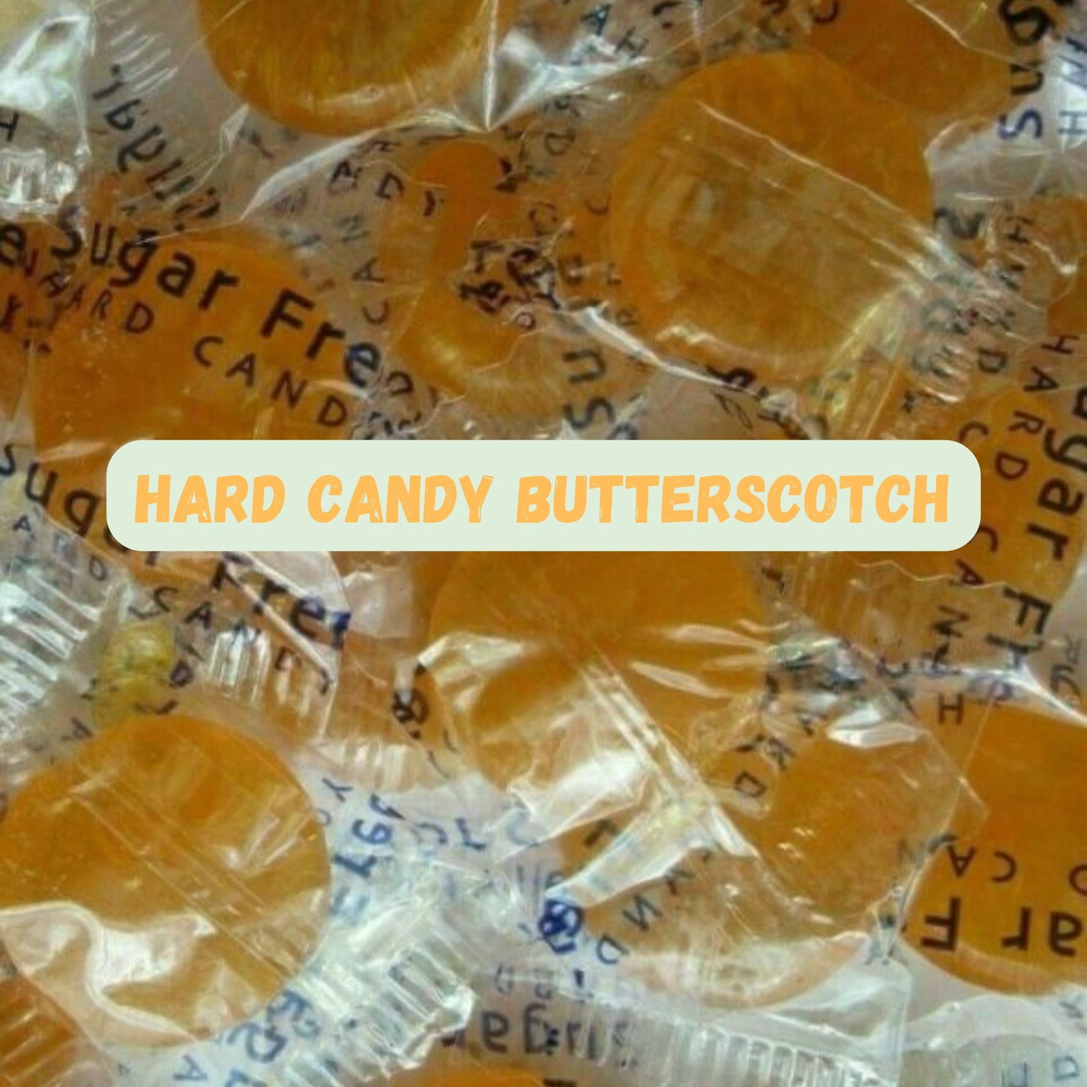 Coastal Bay Confections Hard Candy Butterscotch Flavor 12Oz Gift Bags Party Basket Stocking Stuffer Candy Dishes Dessert Bars Individually Wrapped Halloween Party Pack of 4