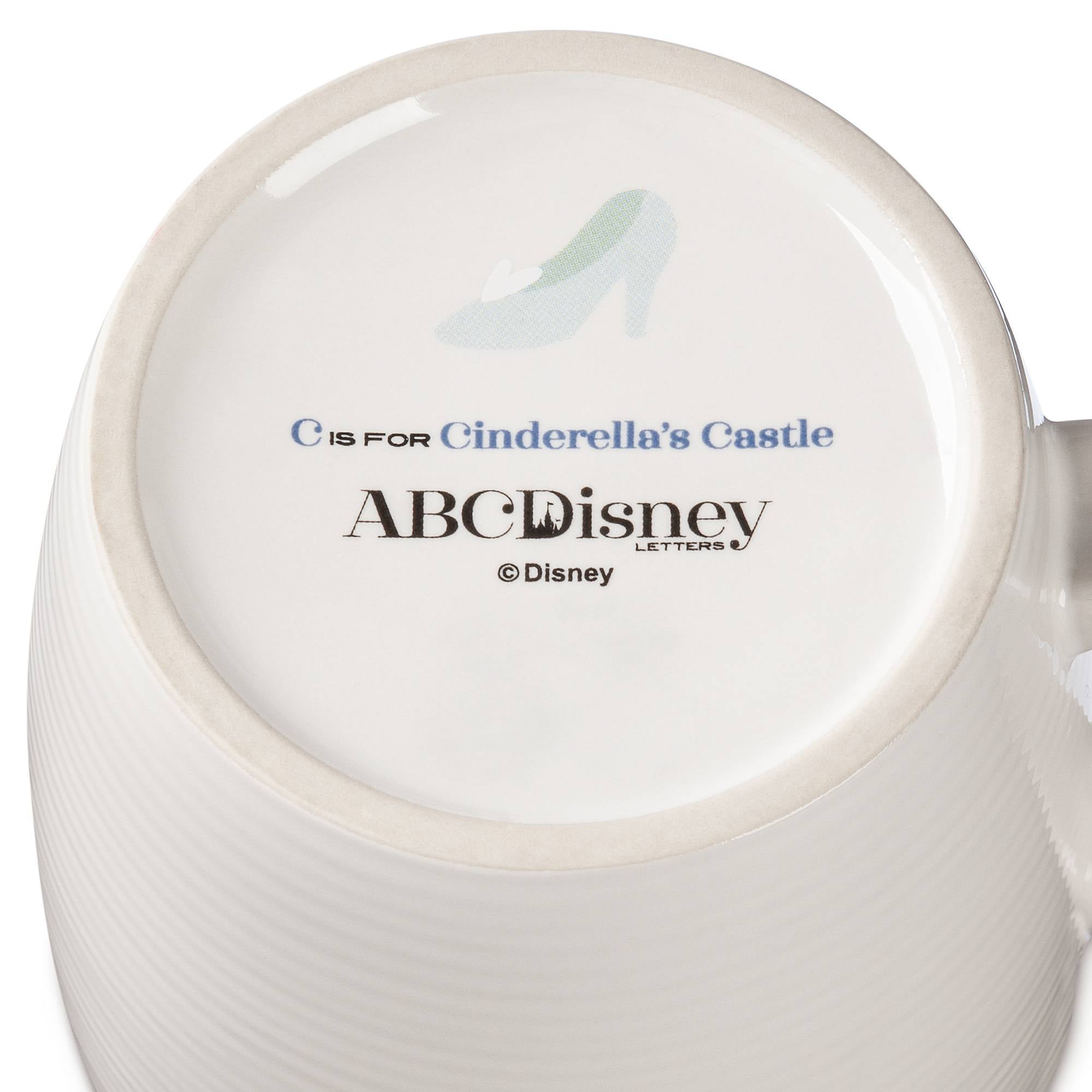 Disney Parks ABC Letters C is for Cinderella/'s Castle Ceramic Coffee Mug New