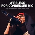 thumbnail image 4 of Xvive U3C Microphone Wireless System XLR Wireless Transmitter and Receiver for Condenser Microphone, 4 of 7