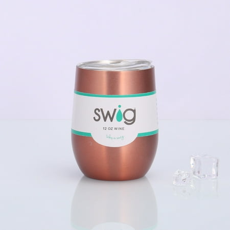 

Swig Eggshell Cup 12oz Stainless Steel Wine Mug Champagne color 12OZ
