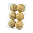 thumbnail image 2 of Bolas navideñas colgantes Macarena 6 piezas oro, 2 of 8