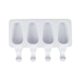 thumbnail image 2 of Ice Cream Molds Popsicle Silicone Diy 4 Homemade Ice Cream Chocolate Candy Silicone with 20 Wooden Sticks So Delicious Ice Cream Bars Ice Cream Popsicle Molds Wooden Ice Cream Set, 2 of 8
