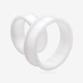 thumbnail image 4 of A Pair of Flexible Silicone Double Flared Ear Gauge Tunnel Plug, 4 of 7
