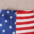 thumbnail image 6 of Tiijoy Independence Day Outfits for Boys Short Sleeve Romper Shorts Hat 3Pc Set, Sizes 0-18 Months, 6 of 8