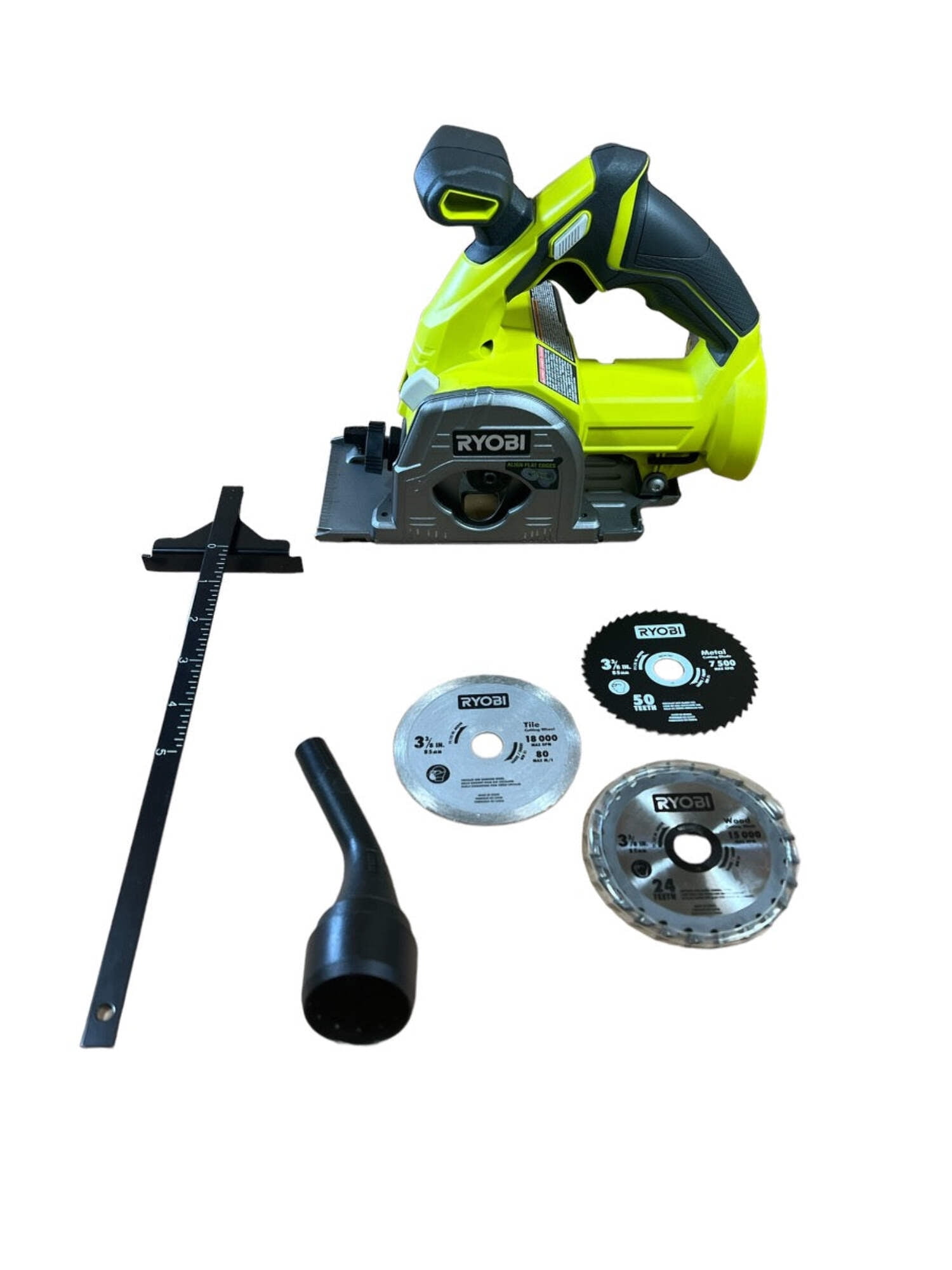 ONE 18V Cordless 3 3 8 in. Multi Material Plunge Saw Tool Only Walmart
