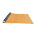 thumbnail image 2 of Ahgly Company Indoor Round Solid Orange Modern Area Rugs, 6' Round, 2 of 4