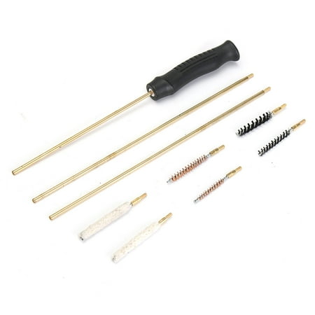 Bottom Plastics Kit - Cleaning Set Caliber 4.5 mm /5.5mm/ .177 Airguns Plastic Box with Brushes 9 Pieces Barrel Cleaning Kit