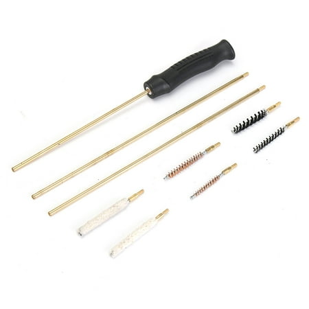 Cleaning Set Caliber 4.5 mm /5.5mm/ .177 Airguns Plastic Box with Brushes 9 Pieces Barrel Cleaning (Best Way To Clean A Rifle Barrel)