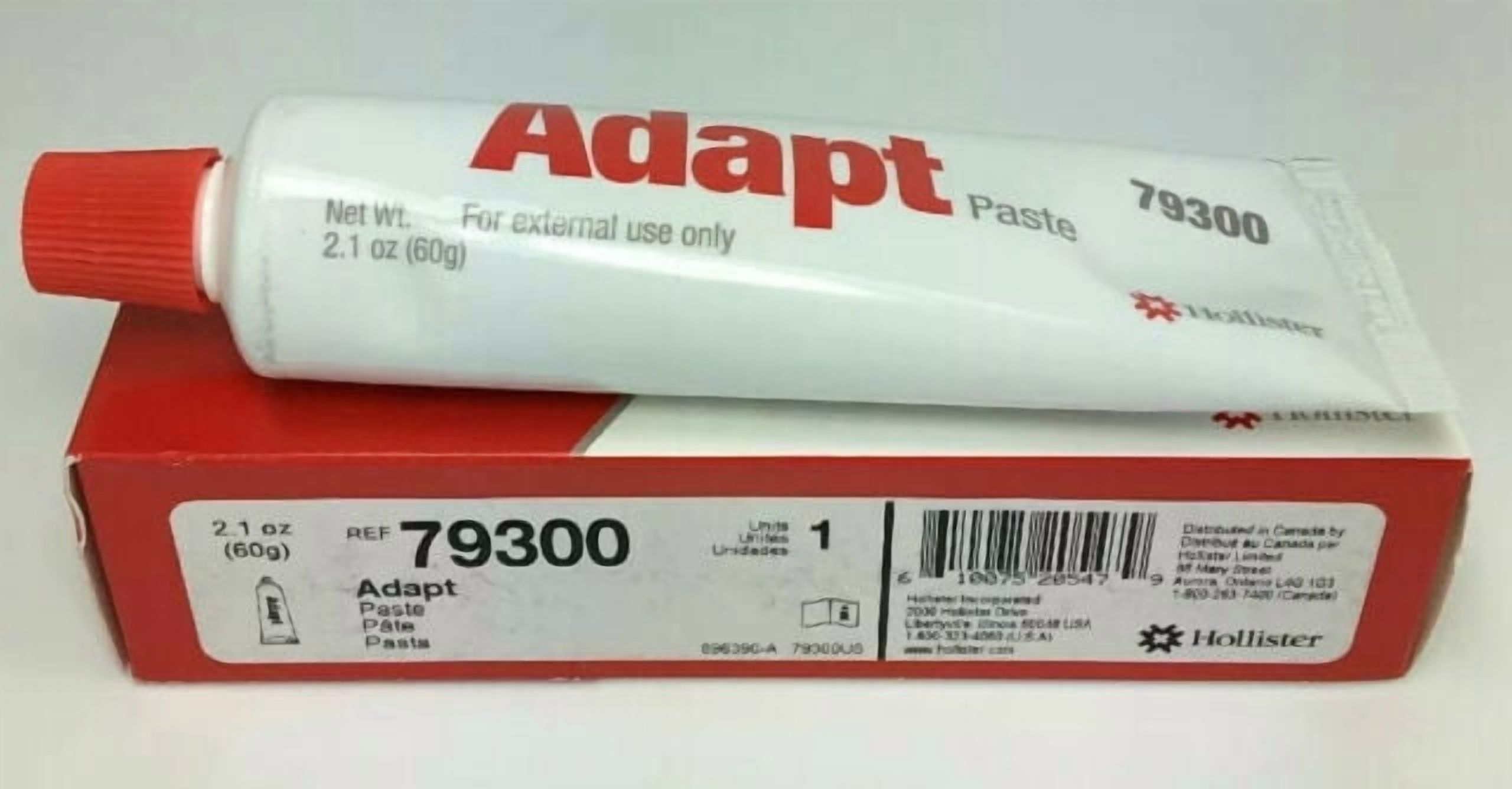 Hollister 79300 Adapt Skin Barrer Paste, 2.1 oz Tube, 1 Pack