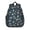Astronaut and Rocket, variant on Astronaut and Rocket Black Pattern Backpack for School, Cute School Bag with Adjustable Shoulder Straps and Padded Back, 15"x11.42"x5.5"