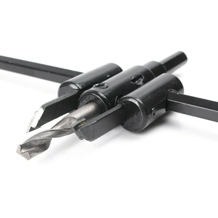 Alloy Adjustable Circle Cutter Kit Hole Saw Drill Bit DIY Tool With 2 Changable Centre Bits TAPDRA Spare Part