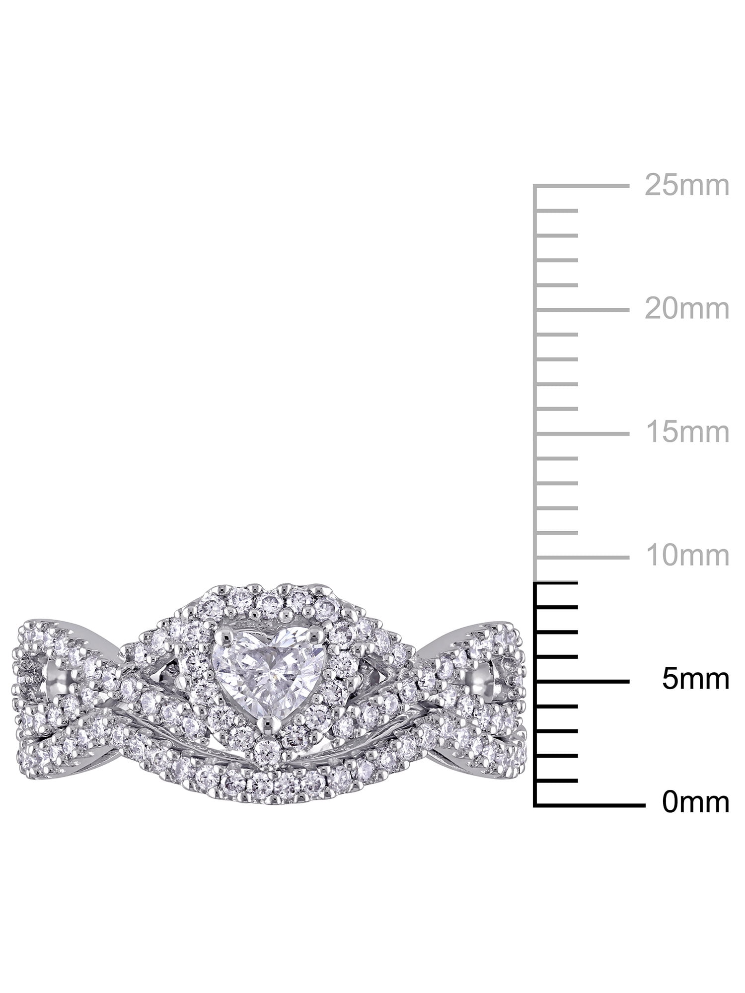 Everly Women's Diamond 14k White Gold Bridal Set