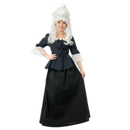 Halloween Colonial Girl's Costume