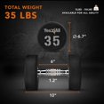 thumbnail image 4 of Yes4All 35 lbs Premium heavy weight Urethane Dumbbell, Single, 4 of 7