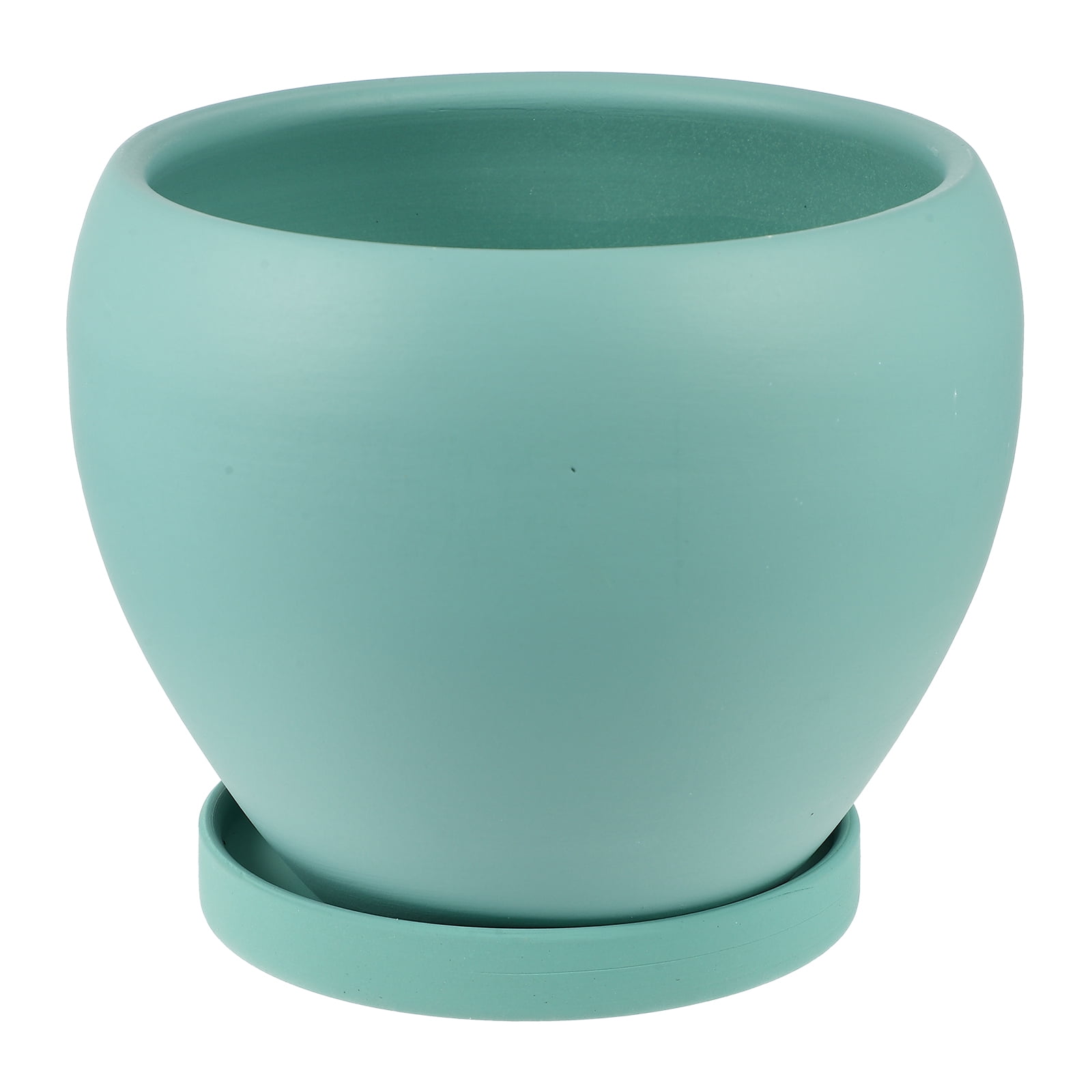 Homemaxs Simple Flower Pot with Storage Tray Balcony Flower Container