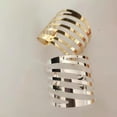 thumbnail image 3 of Anillo de servilleta creativo de acero inoxidable con hebilla de toalla de seda de metal de varios estilos de estilo italiano para hotel de comida occidental, 3 of 5
