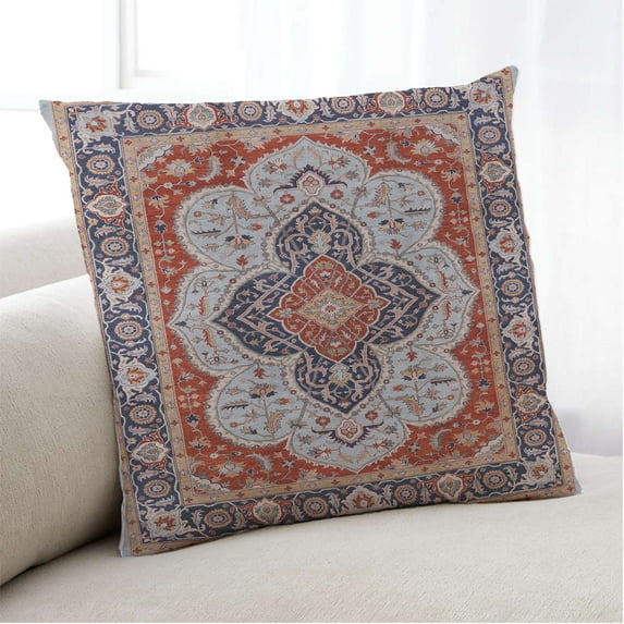 Ahgly Company Indoor Square Mid-Century Modern Throw Pillow, 18 inch by 18 inch