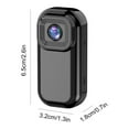 thumbnail image 3 of Pantalla de alta definición de 1080P, gran angular, grabadora deportiva, interconexión de teléfono móvil, cámara de bolsillo para pulgar, cámara de acción, 3 of 9