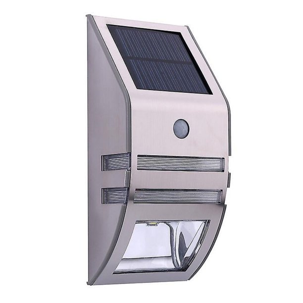 Lámpara solar para exteriores YONGSHENG Sensor de movimiento Luces de pared de acero inoxidable impermeables