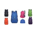 thumbnail image 4 of Naiovety Mochila impermeable y resistente al desgarro para acampar y hacer senderismo Mochila de viaje plegable al aire libre Mochilas de mochilero Rosa 20-35L, 4 of 6