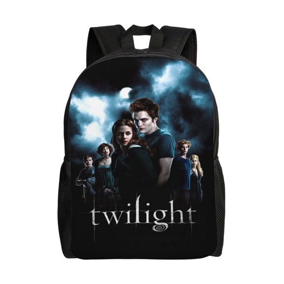 The Twilight Saga Backpack Aesthetic Large Capacity Laptop Bookbag College Travel Hiking School Daypack Rucksack