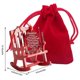 thumbnail image 3 of Christmas In Heaven Wooden Chair Pendant Memorial Red Chair Decoration Christmas Tree Hanging Ornament, 3 of 5