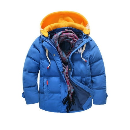 Kids Boys Thick & Warm Long Sleeve Jacket