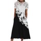 thumbnail image 1 of Vestido de manga corta de moda sexy con hombros descubiertos y cuello redondo estampado para mujer Fridja bnh1982, 1 of 8