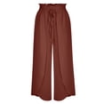 thumbnail image 6 of Cutuoiiu Plus Size Womens Loose Fit Casual Trousers with Side Slits and Pockets for Vacation and Daily Wear Gifts, 6 of 9