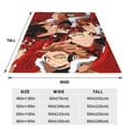 thumbnail image 4 of My Hero Academia Hawks Throw Blanket Couch Bed Sofa Soft Lightweight Warm Cozy Flannel Fleece Bed Blanket For Kids Adults Gift Multiple Sizes Available 50"X40", 4 of 8