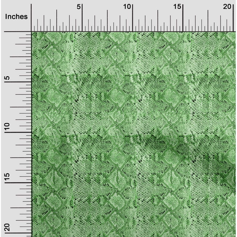 oneOone Polyester Spandex Green Vogue Fabric Batik DIY Clothing Quilting  Fabric Print Fabric by Yard 56 Inch Wide