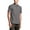 mx01_charcoal, variant on Mens Premium Short Sleeve Dress Shirts Slim Fit