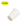 thumbnail image 1 of Unique Bargains White Tapered Shaped Solid Rubber Stopper for Lab Tube Stopper Size 1 10Pcs, 1 of 3