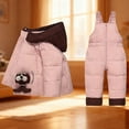 thumbnail image 2 of Hellosay Ski Suits Big Kids Boys Girls Waterproof Windproof 2 Piece Snowsuit Jumpsuit and Jacket Snow Suit Winter Outdoor Overalls 6 Months-3T, 2 of 8