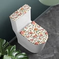 thumbnail image 2 of HELLHERO Toilet Seat Cover Set for Universal Elastic Fabric Elastic Edge Easy Care Stretchy Fabric Soft Easy to Clean Stylish Gifts, Garden Blooms, 2 of 8