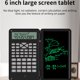 thumbnail image 4 of Calculadora Con Bloc De Notas, Calculadora De Escritorio Portátil Con Pantalla LCD De 10 Dígitos, Calculadora Científica Silenciosa, Calculadora De Función Estándar Para, 4 of 7