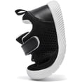 thumbnail image 6 of Toddler Sneakers Baby Boys & Girls Barefoot Shoes Lightweight Breathable Walking Running Tennis Athletic Sport Shoes Black 18-24 Months Size 6, 6 of 8