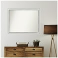 thumbnail image 7 of Amanti Art Custom Wall and Bathroom Mirror (32.25 x 41.25 in.), Eva White Silver Narrow Frame, 7 of 7