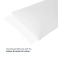 thumbnail image 4 of BLC White Pillowcases Pack Of 2 King Size 1800 Thread Count Brushed Microfiber Ultra Soft Easy Care Envelope Closure Pillow Covers, 4 of 6