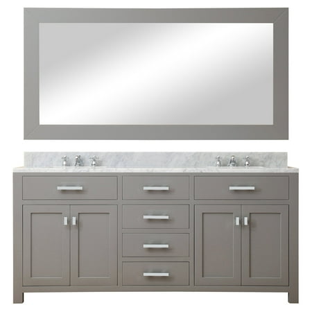 - Water Creation Madison 72 in. Double Bathroom Vanity