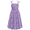 Purple Floral, variant on Oudiya Girls Summer Dress Maxi Spaghetti Strap Ruched Flowy Beach Boho Casual Teen Girl Party Sundress 6-14Y