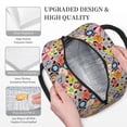 thumbnail image 3 of Daiia Beach Life Pattern Lunch Bag , Insulated Lunch Box, Small Leakproof Cooler Food Lunch Containers Reusable High Capacity Lunch Tote Bags-One Size, 3 of 6