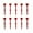 Red, variant on Zmeidao 10Pcs Golf Tees, Plastic Golf Tees, Reduced Friction & Side Spin, for Golfer Practice