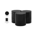 thumbnail image 2 of Meridian Furniture Dimple 3 Piece Black Iron Metal Coffee Table, 2 of 5